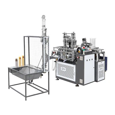 Machine de gobelet en papier de contrôle PLC